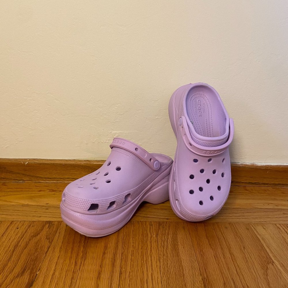 Platform Lavender Crocs